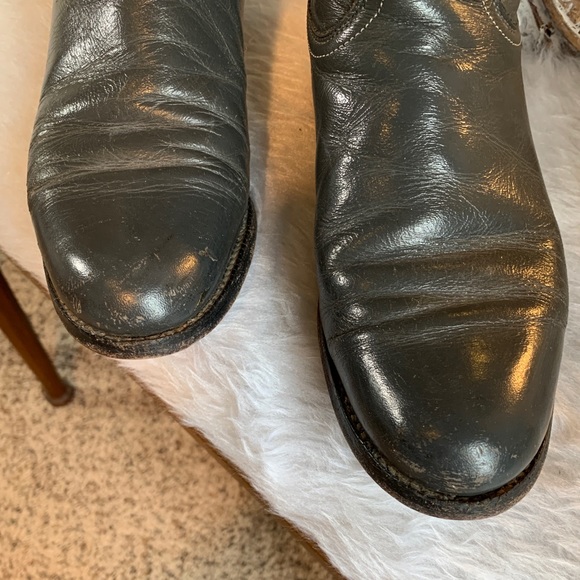 Justin Vintage Cowgirl Grey Boots size 6.5 - Picture 3 of 6
